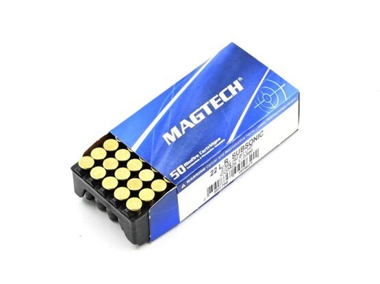 Kleinkaliberpatronen, Magtech, Subonic, Kal. .22 LR, 2,59 g (40gr) LHP