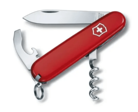 Taschenmesser, Victorinox, Waiter, 84mm, rot