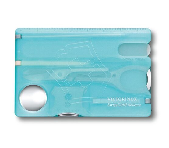 Swiss Card Nailcare, Victorinox, eisblau transparent