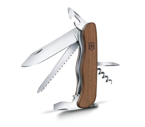 Messer, Victorinox Forester Wood, 111 mm, Nussbaumholz