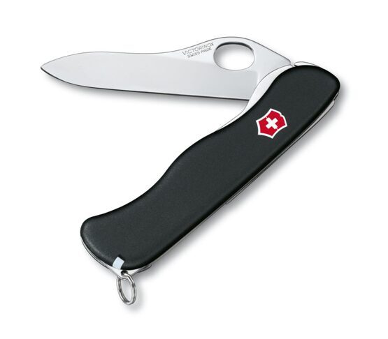 Taschenmesser, Victorinox, Sentinel One Hand, schwarz