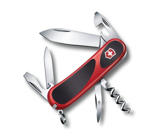 Taschenmesser, Victorinox, EvoGrip 10, red/black