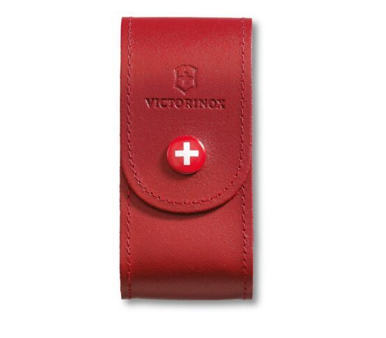 Gürteletui, Victorinox, Leder, rot