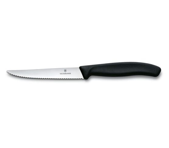 Steakmesser, Victorinox, Swiss Classic, Schwarz