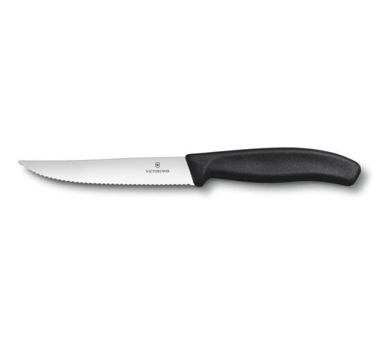 Steakmesser, Victorinox, Swiss Classic Gourmet, Schwarz