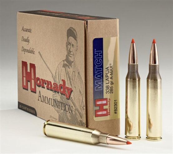 Büchsenpatronen, Hornady, Match Kal. .338 Lapua, 285 gr A-MAX