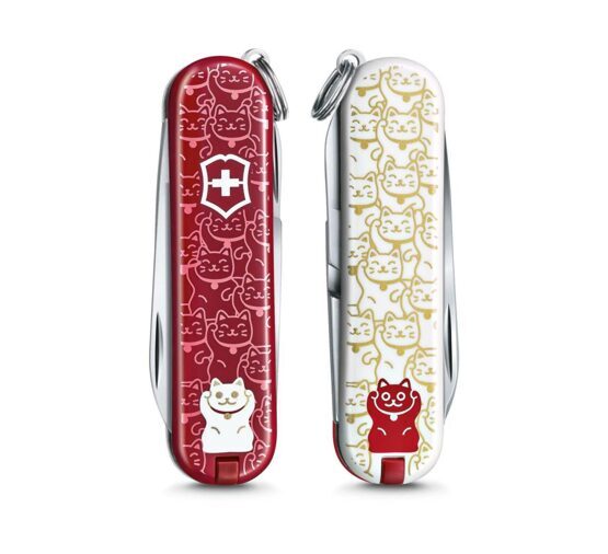 Victorinox, Classic, 58 mm, Lucky Cat