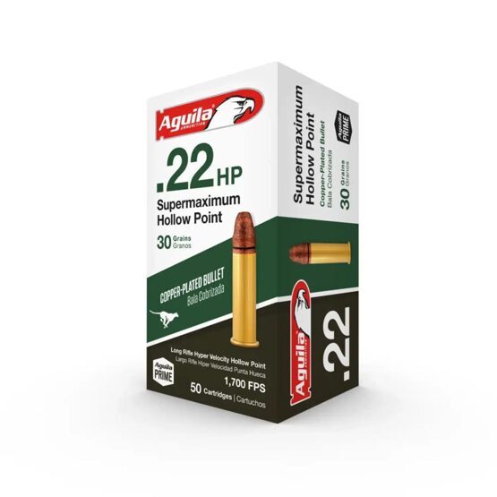 Kleinkaliberpatronen, Aguila, Kal. .22 LR, Supermaximum Hollow Point 30gr