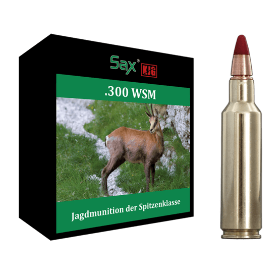 Jagdmunition, 300 WSM Sax KJG-SR 8.0 g / 123 grs