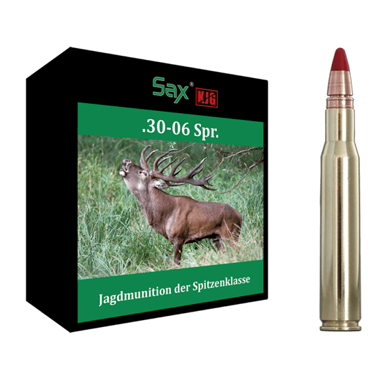 Büchsenpatronen, .30-06 Springf. Sax KJG-SR 8,0 / 123 grs.