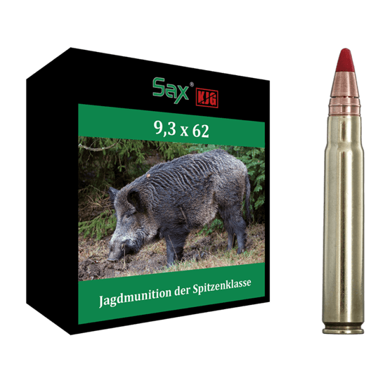 Munition, Sax, 9.3 x 62 KJG 10.0 g / 155grs