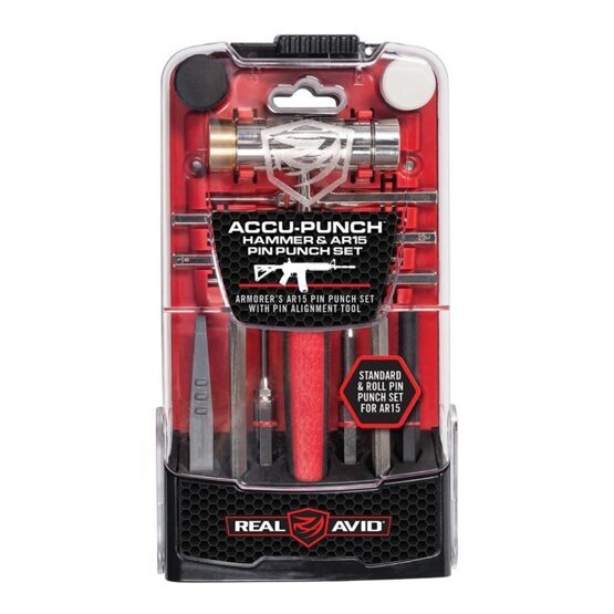 ACCU-PUNCH HAMMER & AR15 PIN PUNCH SET, Real Avid