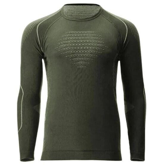 UYN, MAN EVOLUTYON XTREME COMFORT UW SHIRT LANGARM, tactical green/anthracite