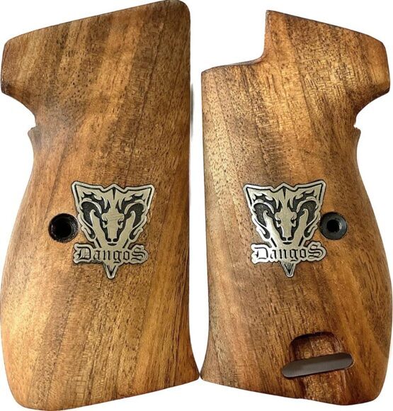 Holz-Griffschale, SIG P210/49, Logo DangoS