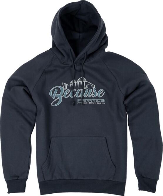 Pulover, Stucki, Because Fanatics Hoodie Blau, S