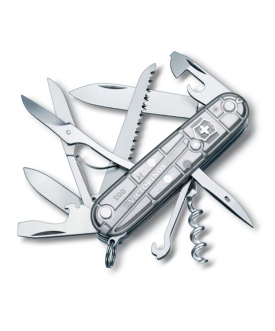 Taschenmesser, Victorinox, Huntsman, 91mm, silver transparent