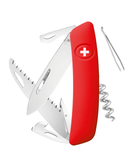 SWIZA D05, rot, Schweizer Messer 95mm