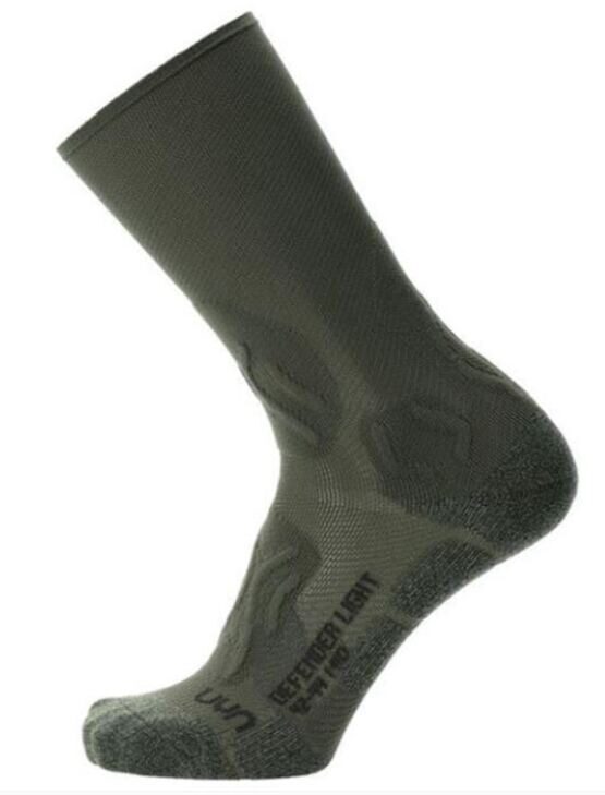 MAN DEFENDER LIGHT MID SOCKS, UYN, tactical green, 42/44