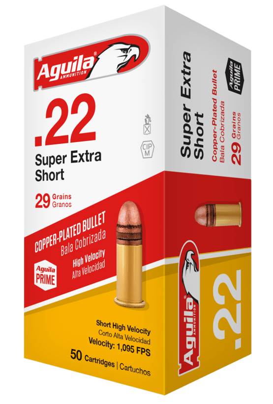 Randfeuerpatronen, Aguila, Kal. .22LR kurz, High Velocity SP, 29 grs