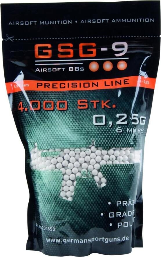 GSG-9 Soft-Air Kuglen 6mm BB's 0.25g